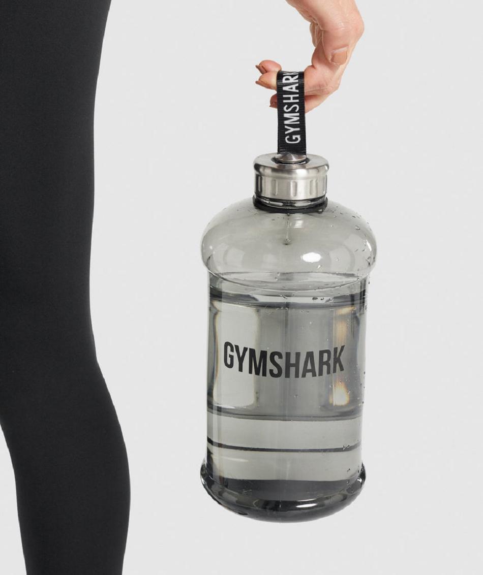 Botellas de Agua Gymshark 74oz Agua Accessories Negras | CO 4288AHK